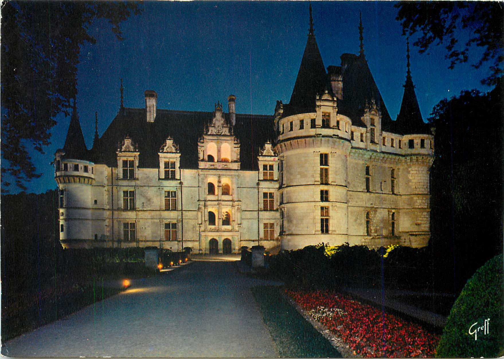 CPM Azay le Rideau Indre et Loire Chateau construit par Gilles Berthelot 