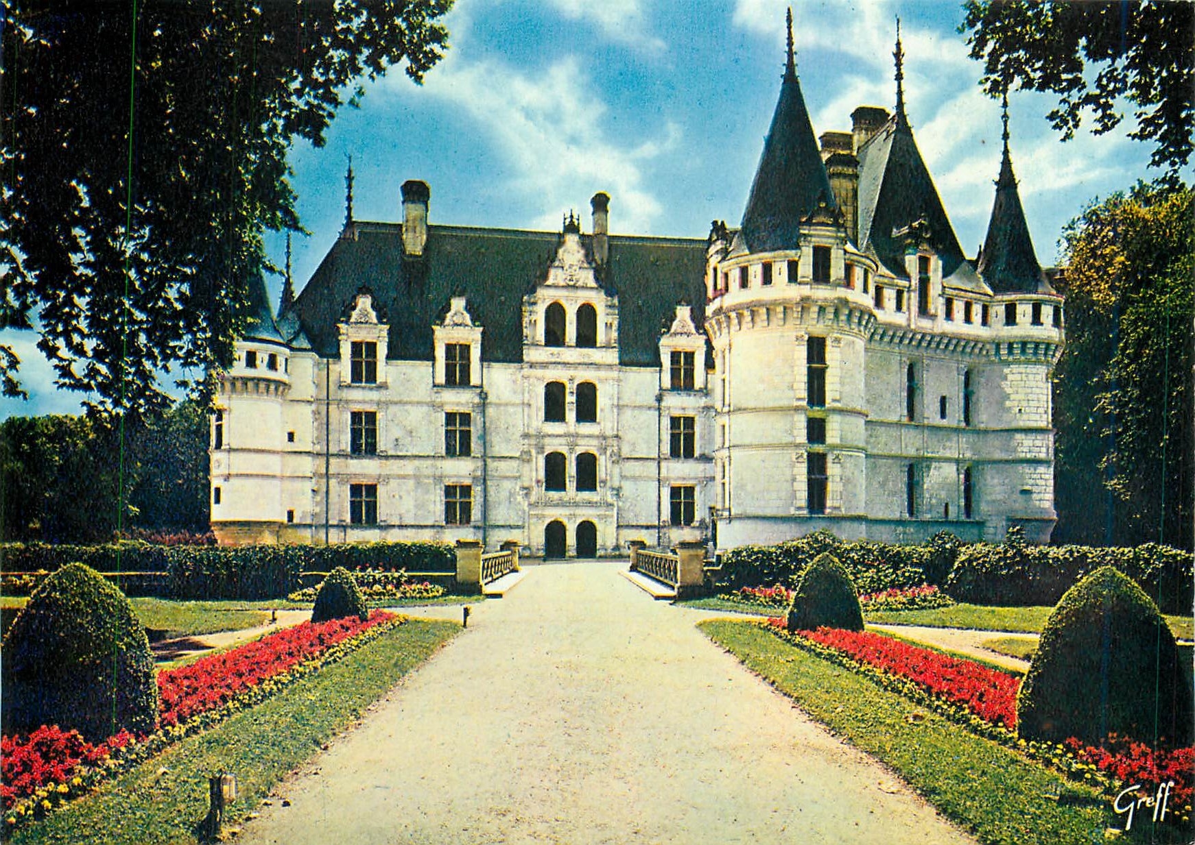 CPM Azay le Rideau Indre et Loire Le Chateau 