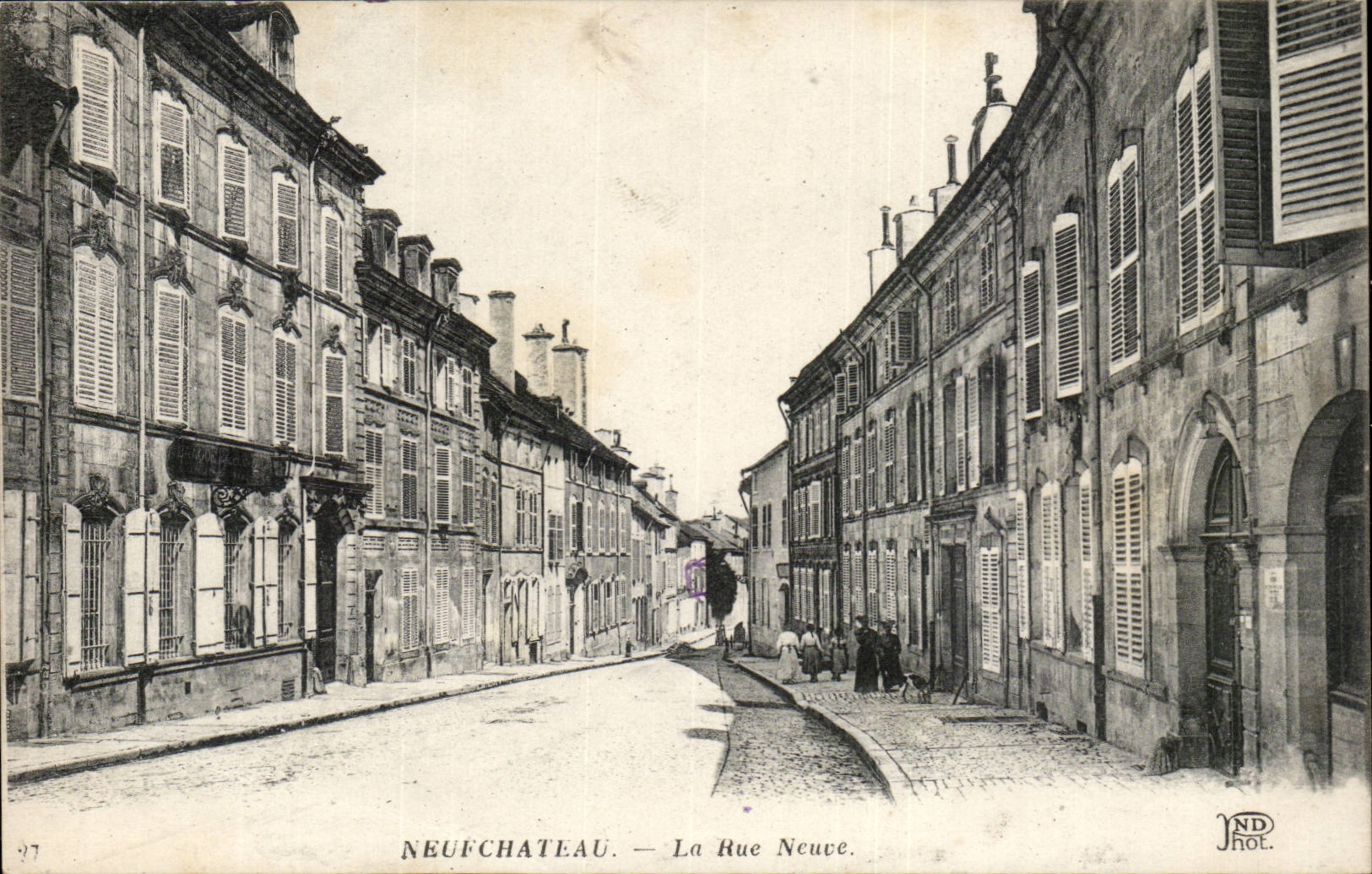 Vosges- Neuchateau- La Rue Neuve-CPA