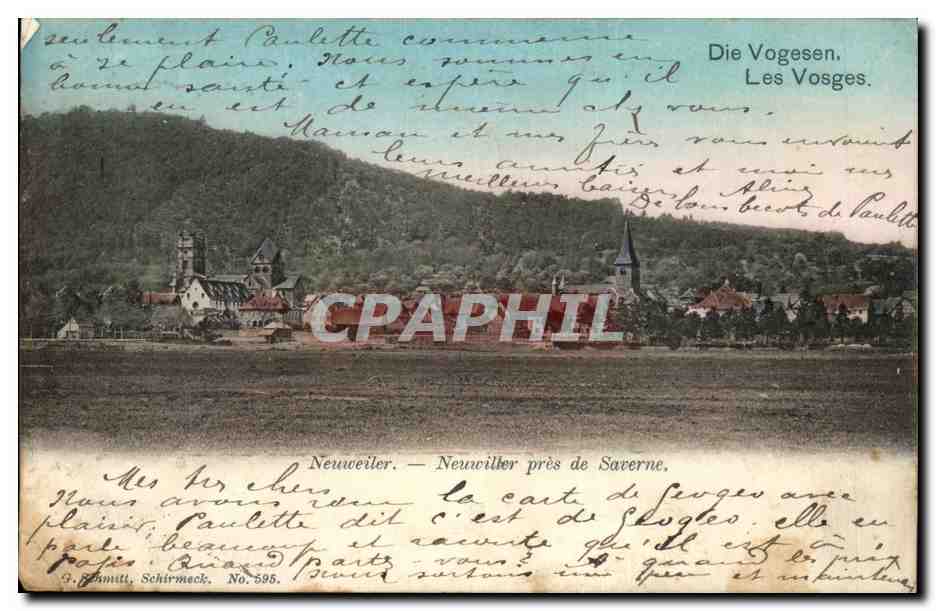Vosges- Neuweiller - Pres de Saverne -CPA