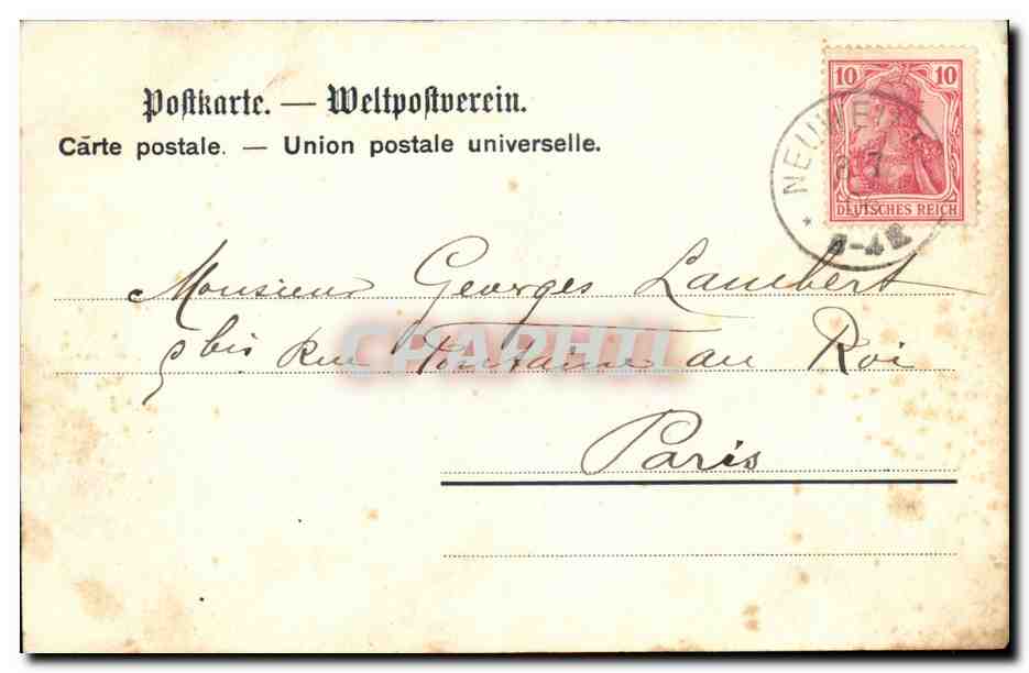 Vosges- Neuweiller - Pres de Saverne -CPA — Rückseite