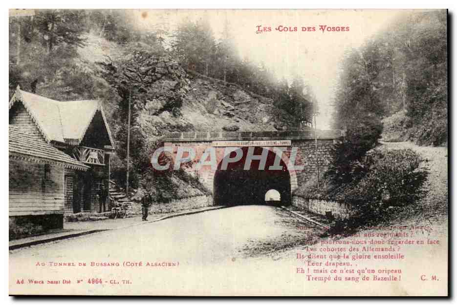 Vosges- Les Cols des Vosges- Au Tunnel de Bussang- Cote Alsacien -CPA