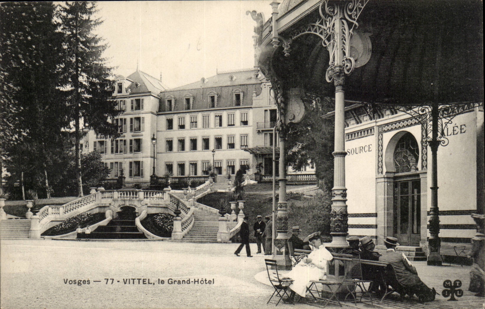 Vosges- Vittel- La Grand Hotel -CPA