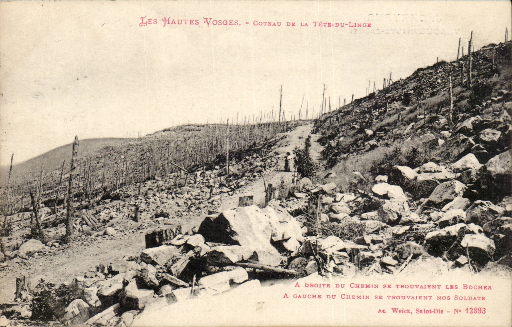 (Vosges) Coteau de la Tete du Ligne-CPA