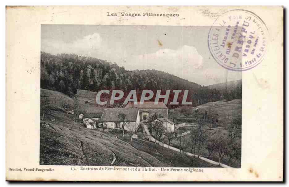 Les Vosges pittoresques CPA environs de Remiremont et du Thillot Une ferme vosgienne