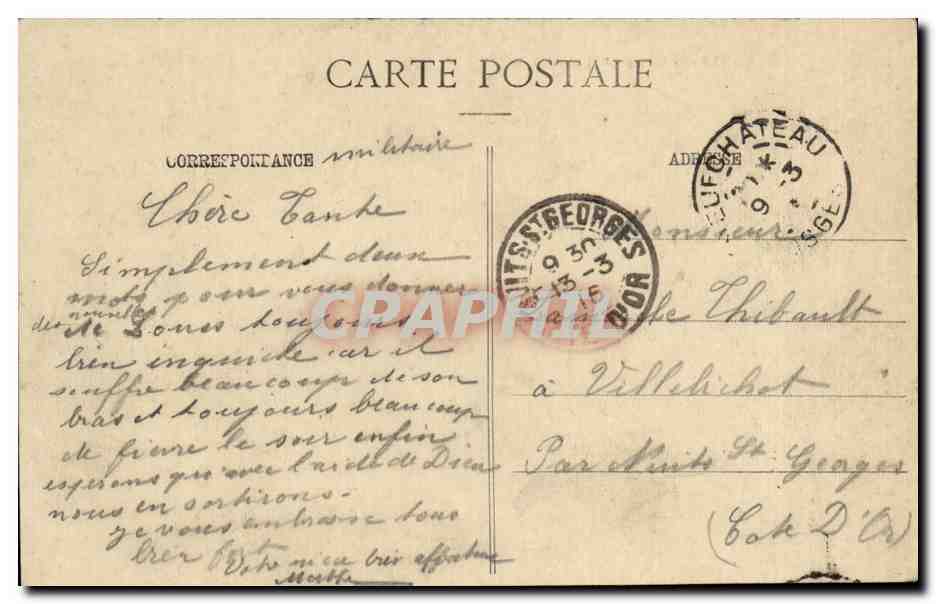 Neufchateau CPA College des jeunes filles — Rückseite
