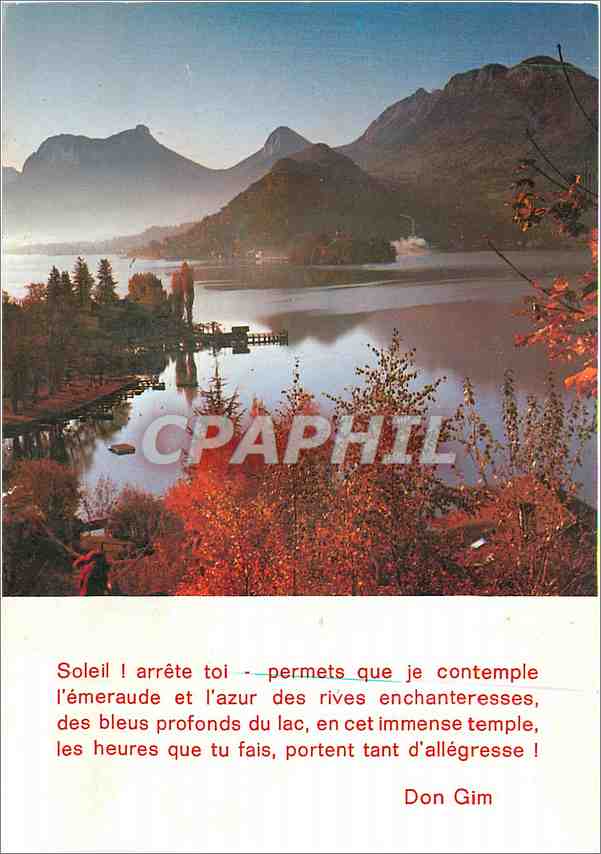 Lac d'Annecy — Matin romantique au petit lac — Edition Rossat-Mignod