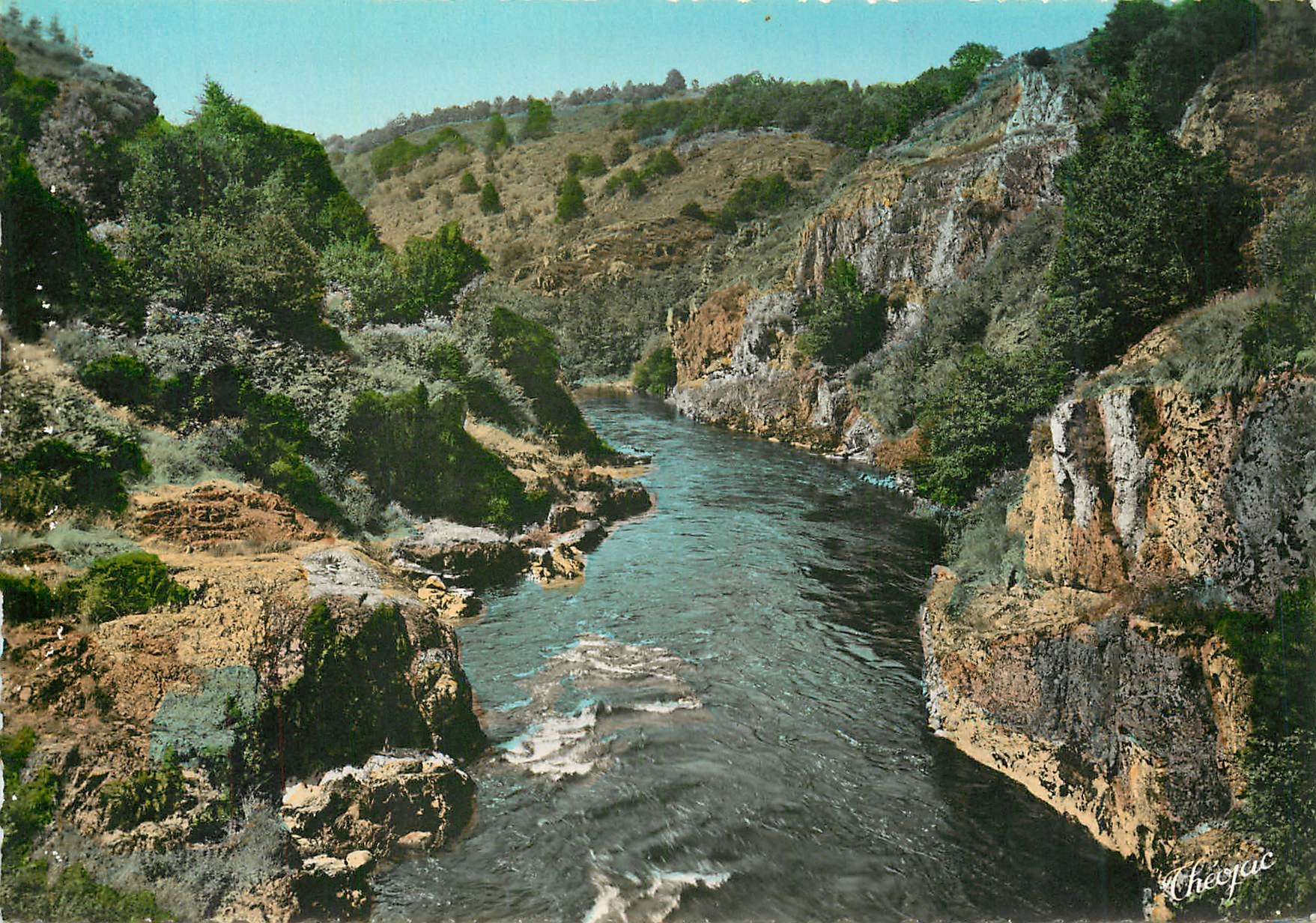 Les gorges de la Creuse à Anzême — Les Editions Modernes « Théojac », Limoges — n° 23.2