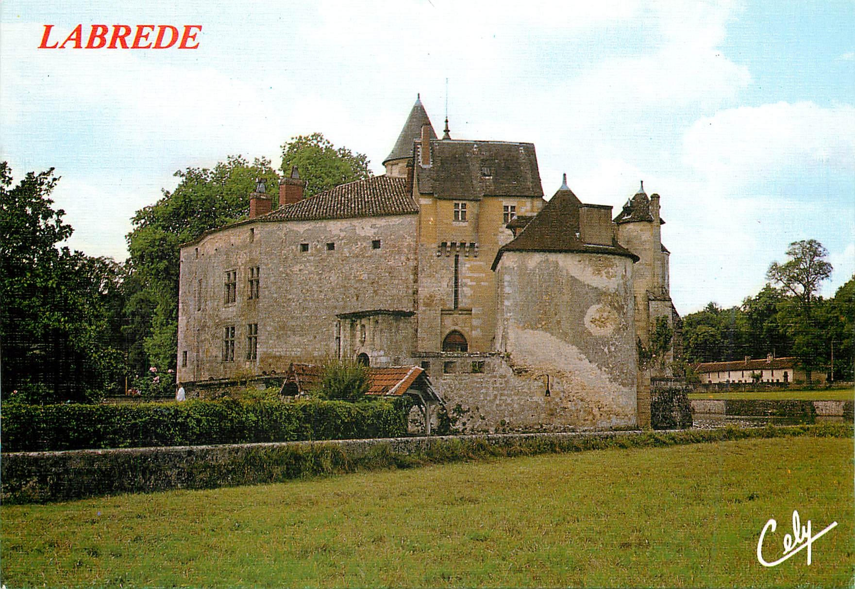 CPM Labrede Le chateau de Montesquieu 