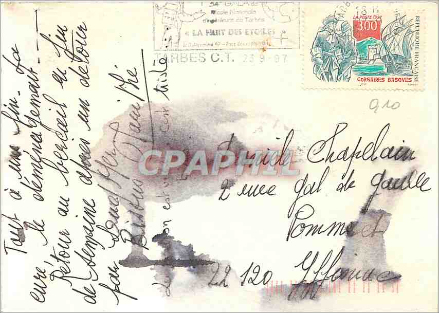 CPM Lac Bleu  — Verso