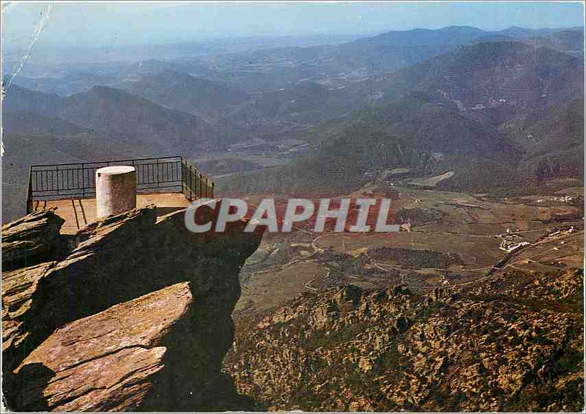 CPM Environs de Lamalou Les Bains Herault La Table d'Orientation du Caroux 
