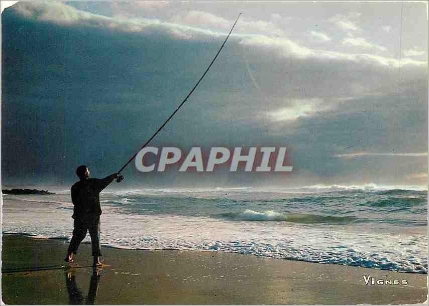 CPM Visage des Landes Cote d'Argent Surfing 