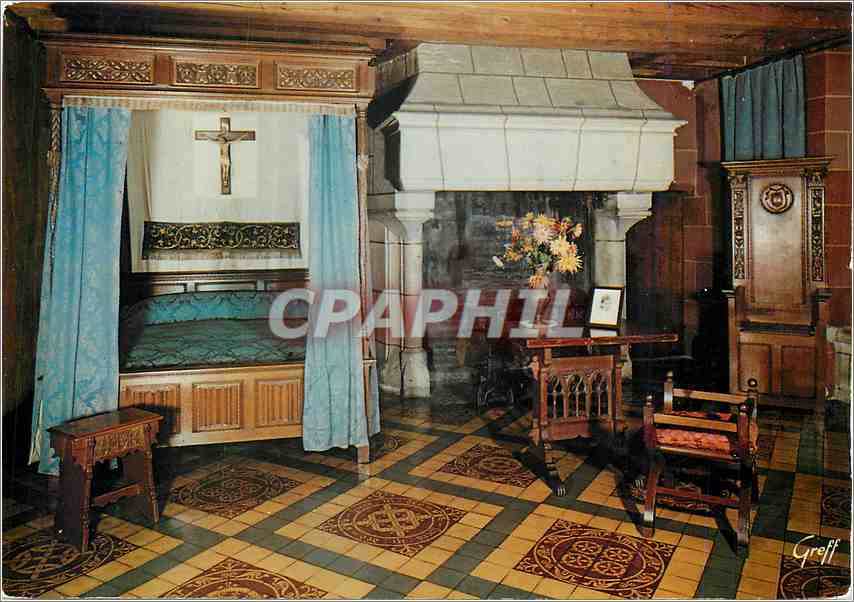 CPM Langeais Indre et Loire La Chambre Bleue 