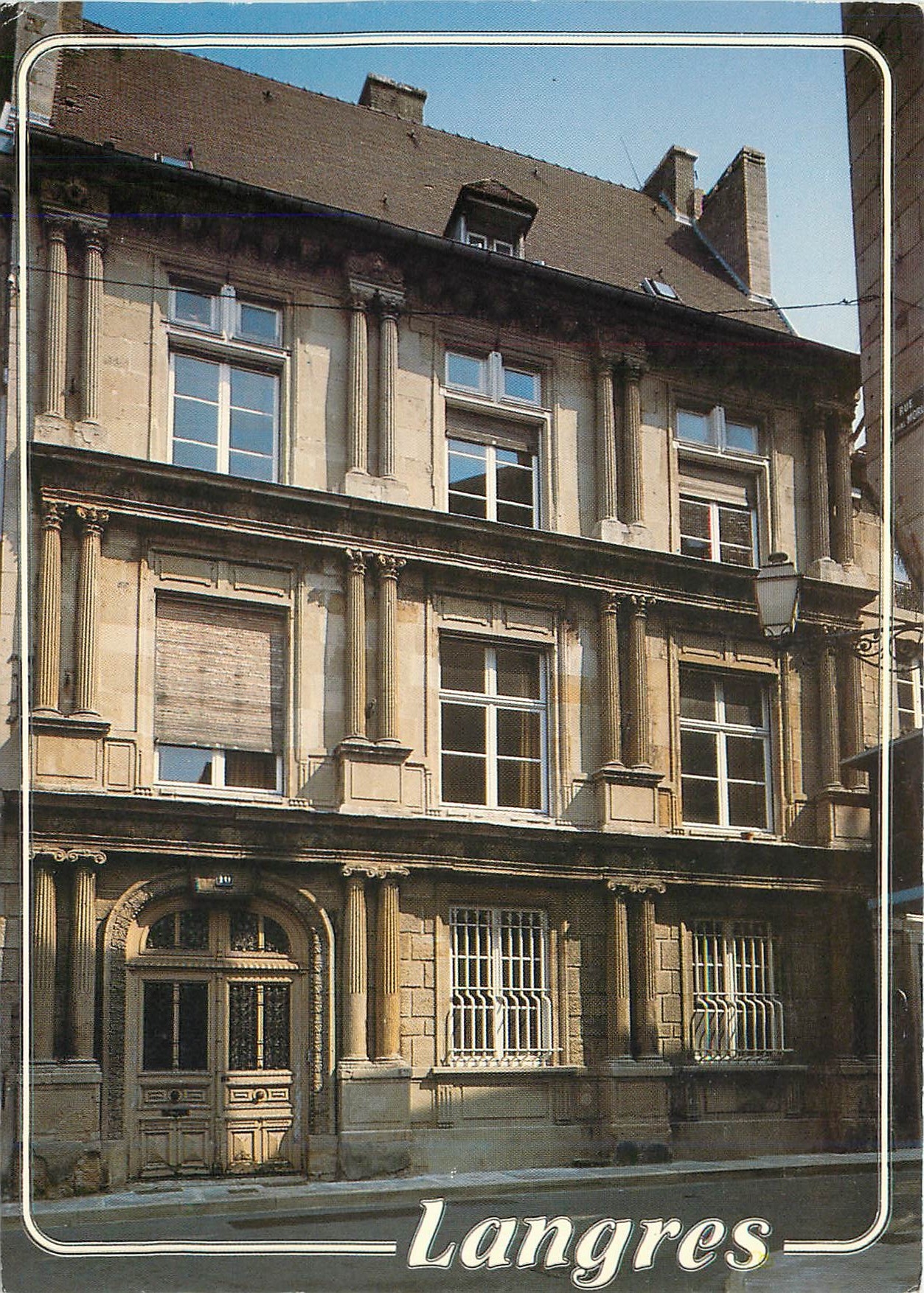 CPM Langres Haute Marne Maison Renaissance rue Saint Didier 