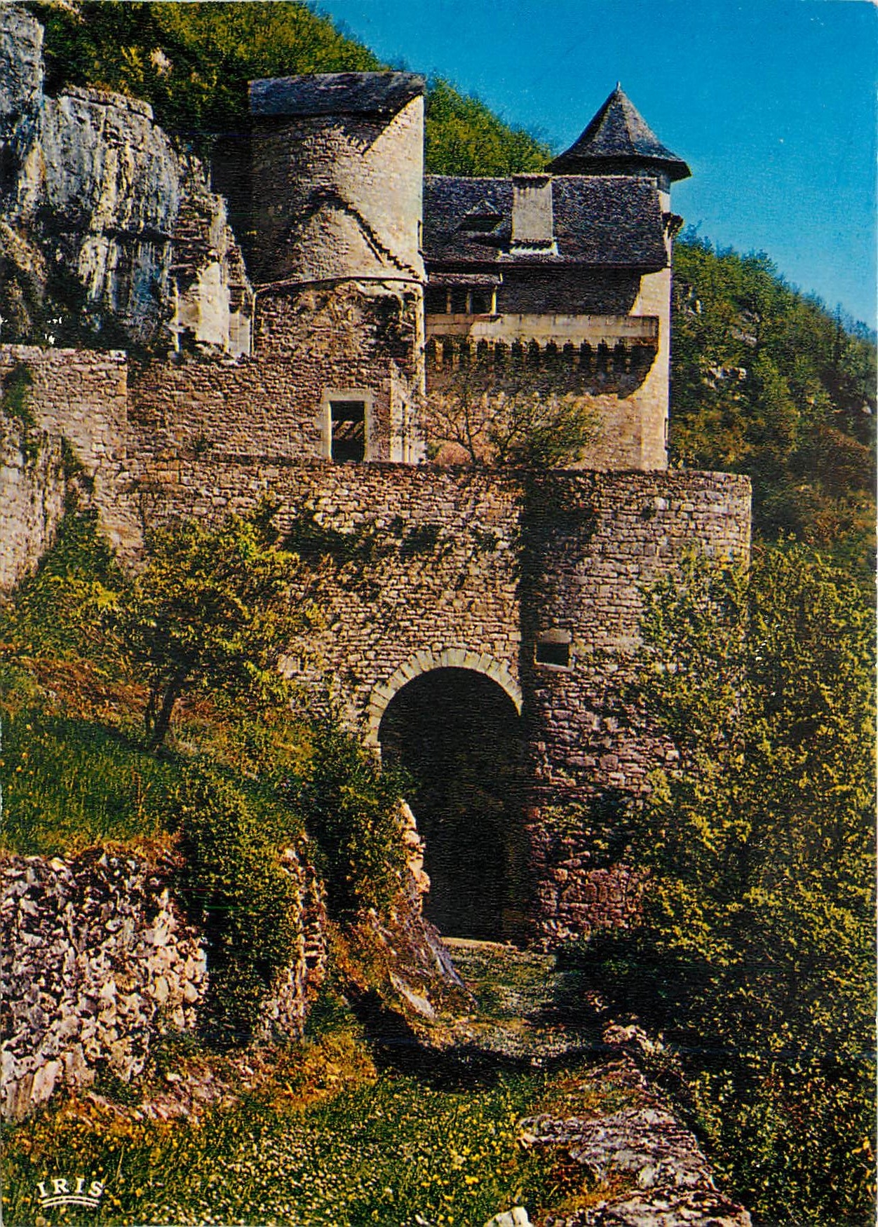 CPM Terre des Merveiulles Larroque Toirac Chateau du Moyen Age 