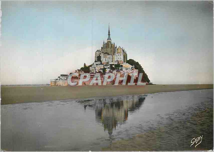 Mont Saint-Michel — Vue sur le côté du Petit Bois — Éditions Gaby