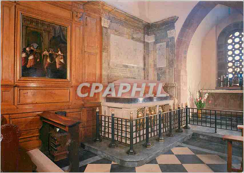 CPM Pelerinage du Mont Sainte Odile Alsace Chapelle de Sainte Odile Tombeau de la Sainte 