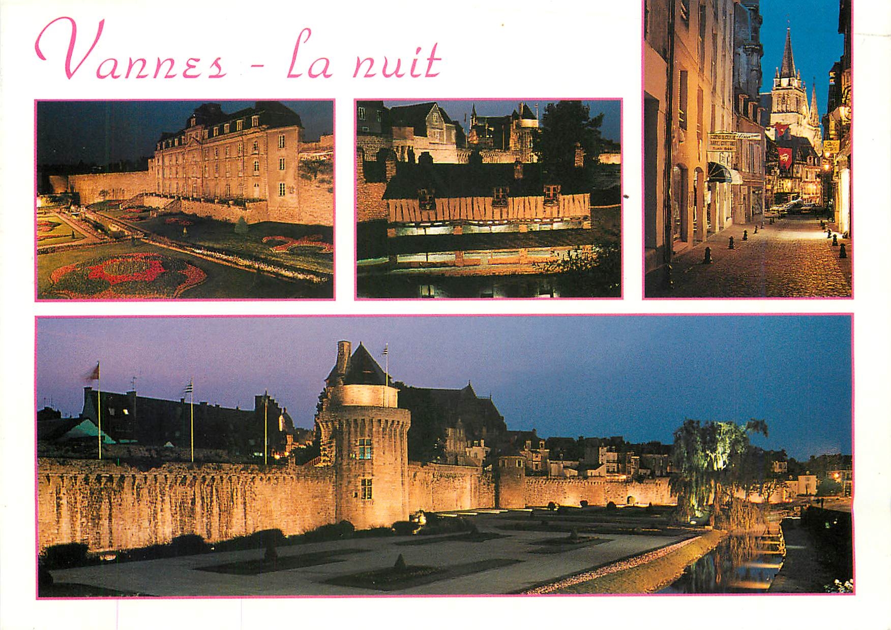 Vannes - La nuit — Vannes Morbihan — Édition Alliance Cartère
