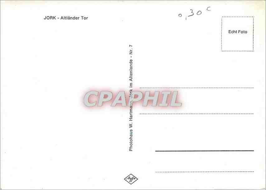 CPM Jork Altlander Tor  — Rückseite