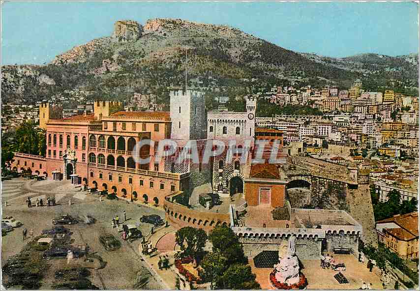 CPM Principaute de Monaco Vue generale sur Monaco Ville et le Palais du Prince 