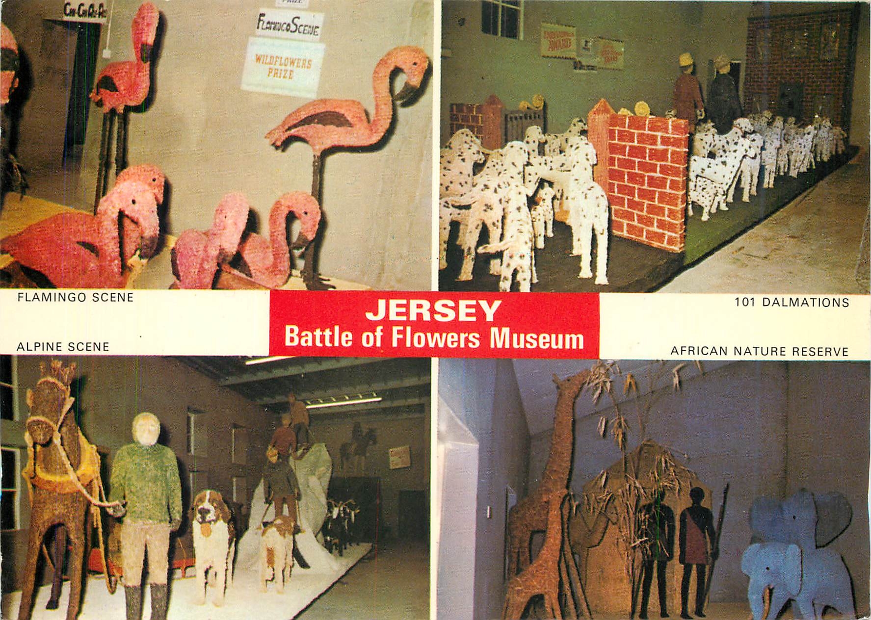 CPM Jersey Battle of Flowers Museum La Robeline Mont des Corvees St Ouen 