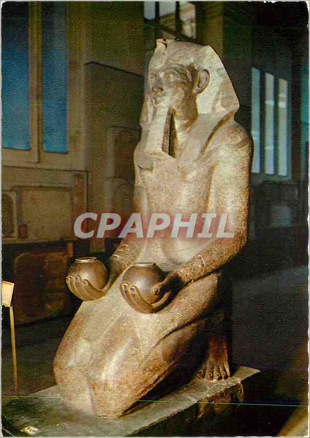 CPM Musee Egyptien au Caire Granit Statue der Koenigin Hatshepsut 