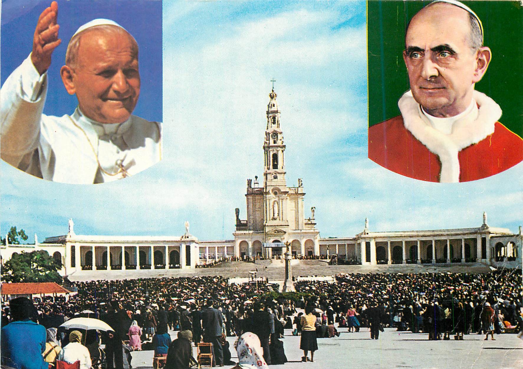 CPM Fatima Portugal Pape Jean Paul II