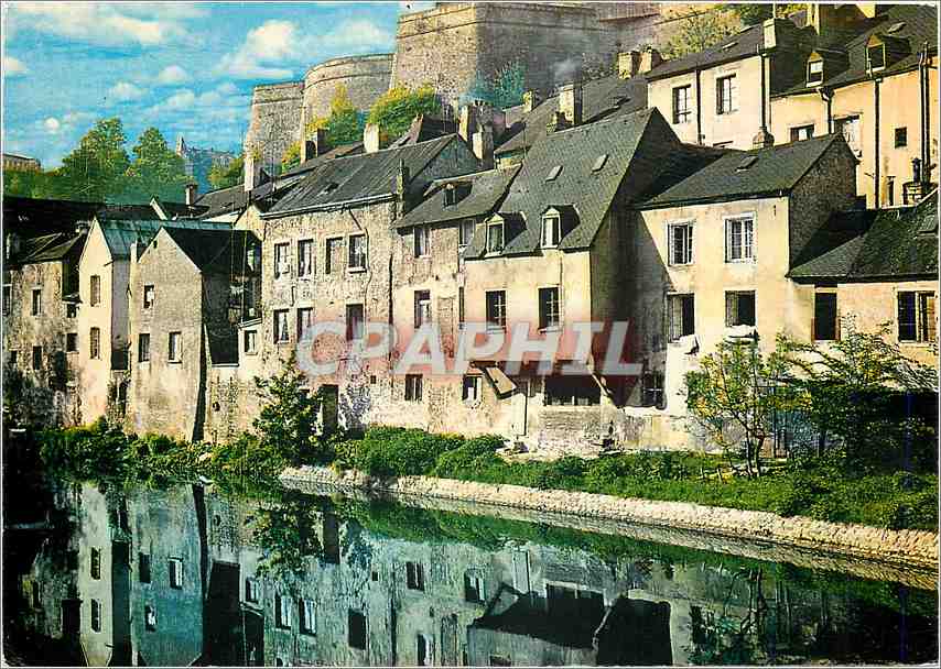 CPM Luxembourg Vue sur la Bastiou du St Esprit 
