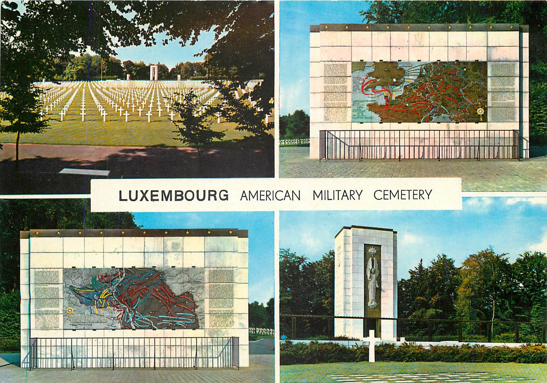 CPM Luxembourg American Military Cemetery 