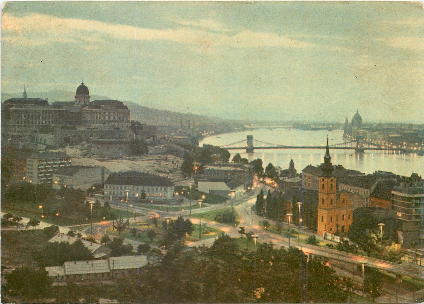 CPM Budapest Budai latkep Ansicht von Buda 