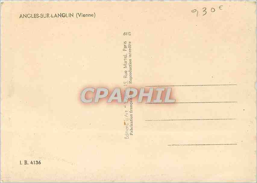 CPM Angles sur Lanolin Vienne  — Back