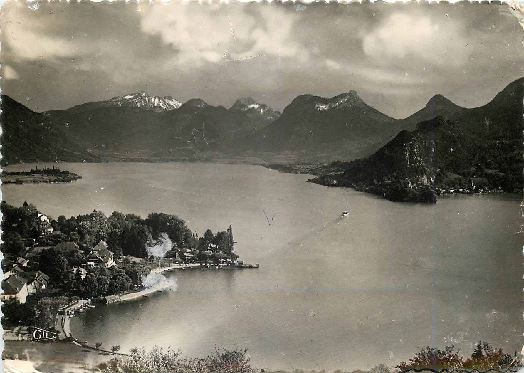 CPM Lac d'Annecy Talloires Massif des Bauges et presquile de Duingt 