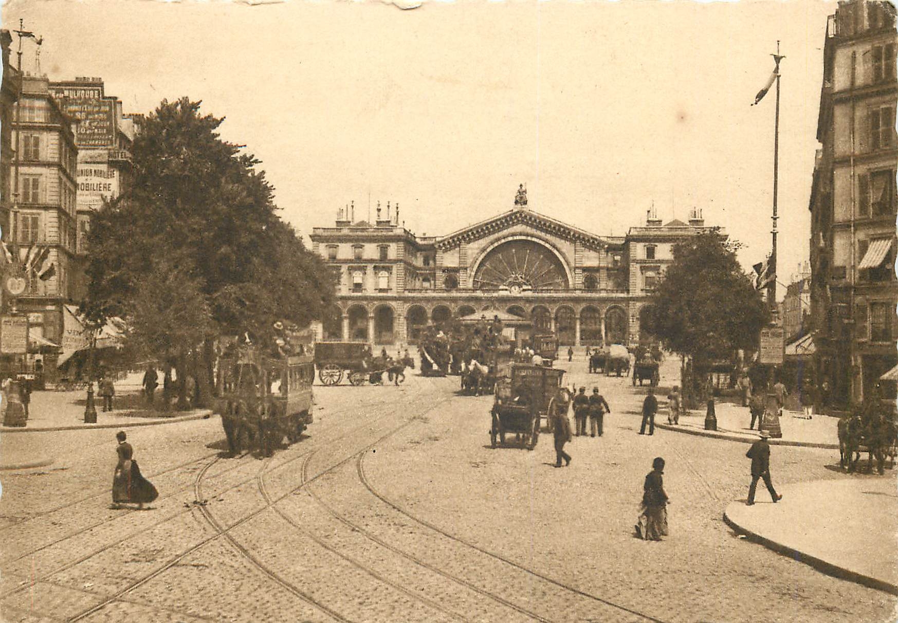 Gare de l'Est — Paris — Compagnie des Arts Photocinématiques, Paris - Recto