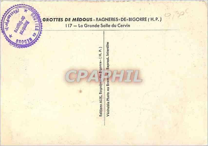 Grottes de Médous - Bagnères-de-Bigorre — La Grande Salle du Cervin — Éditions AUX — Reverso