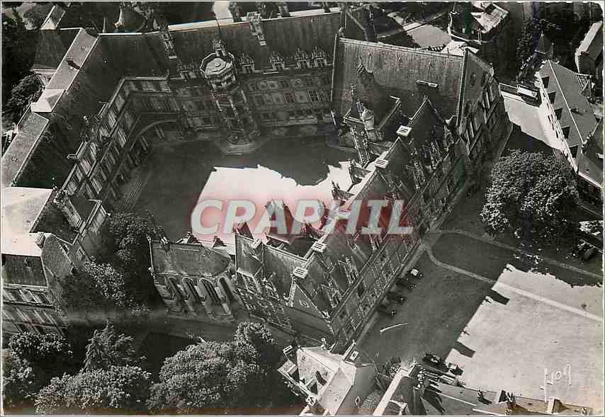 CPM En avion au dessus des Chateaux de la Loire Blois Loir et Cher 