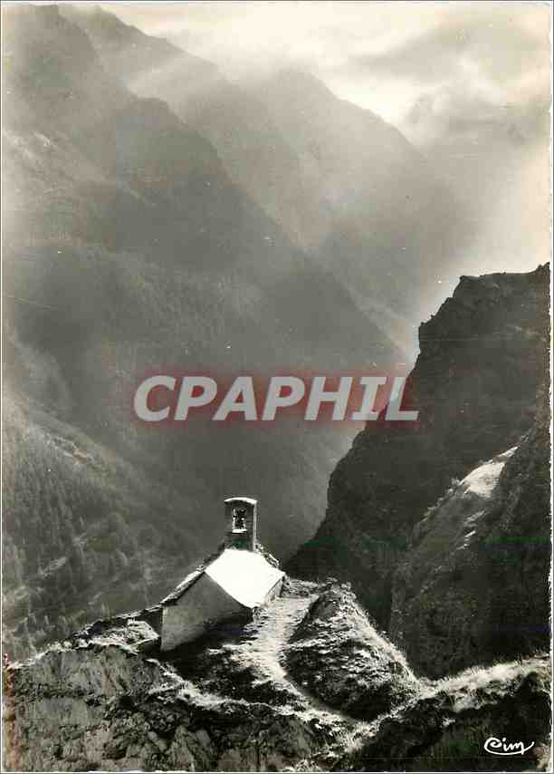 CPM Paysages des Alpes Oratoire au couchant Chapelle du Bon Secours 