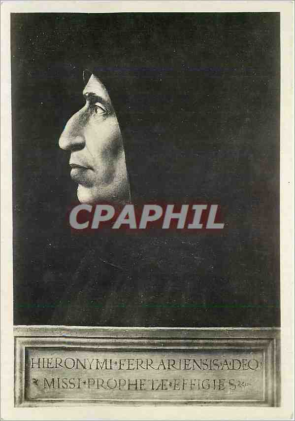 CPM Firenze Museo di S Marco Ritratto di Fra Girolamo Savonarola 