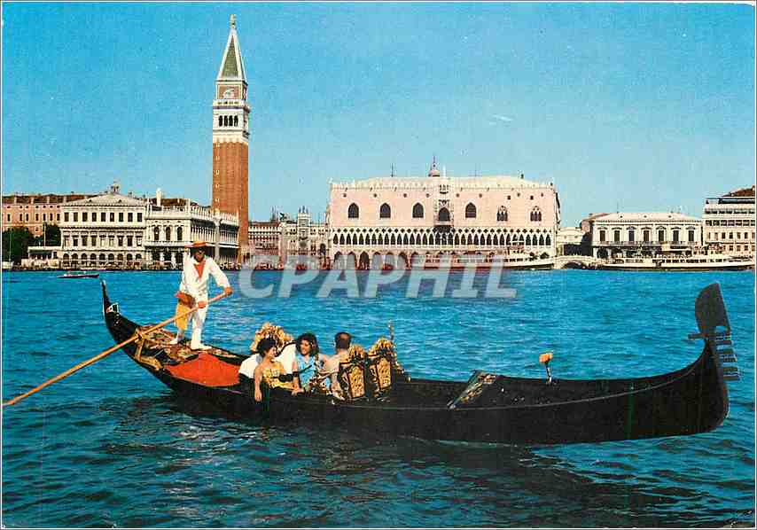 CPM Venezia Panorama du Bassin de S Marc 