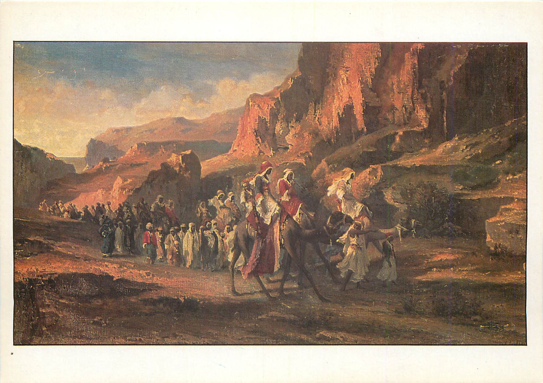 CPM Bellel Caravane dans les montagnes Paris Musee des Arts africaines et oceaniens 