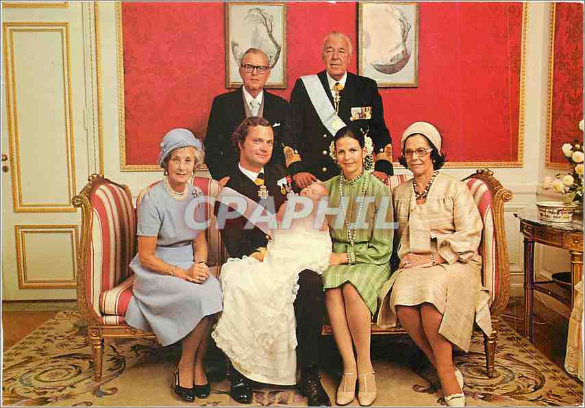 CPM HM King Carl XVI Gustaf HM Queen Silvia and HRH Princess Victoria HRH Prince Bertil and HRH Prin
