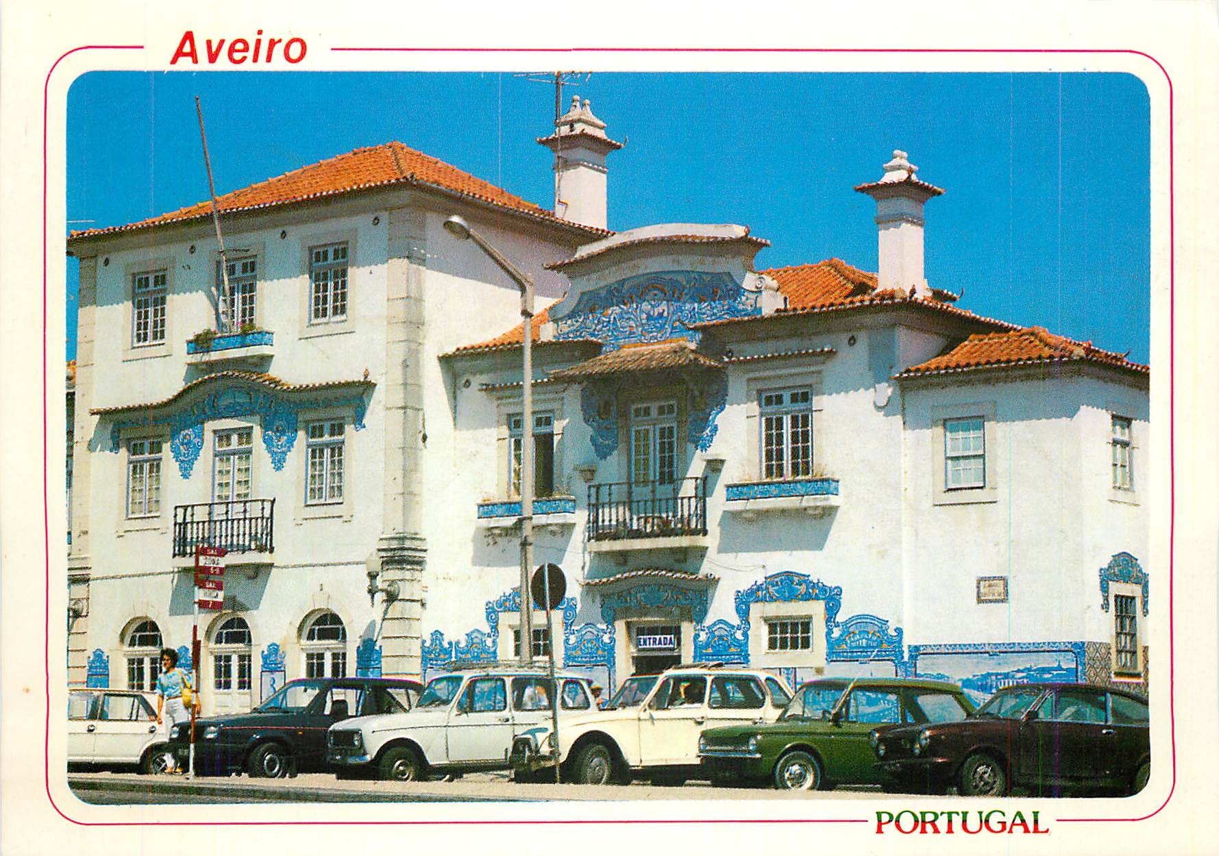 CPM Aveiro Portugal Gare de chemin de fer 