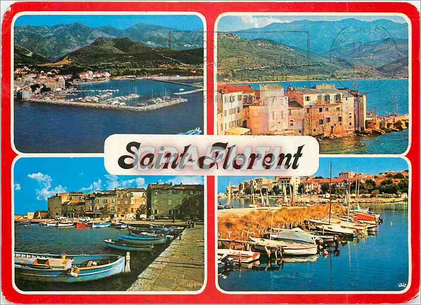 CPM Charmes et Couleurs de la Corse Divers aspects de Saint Florent 