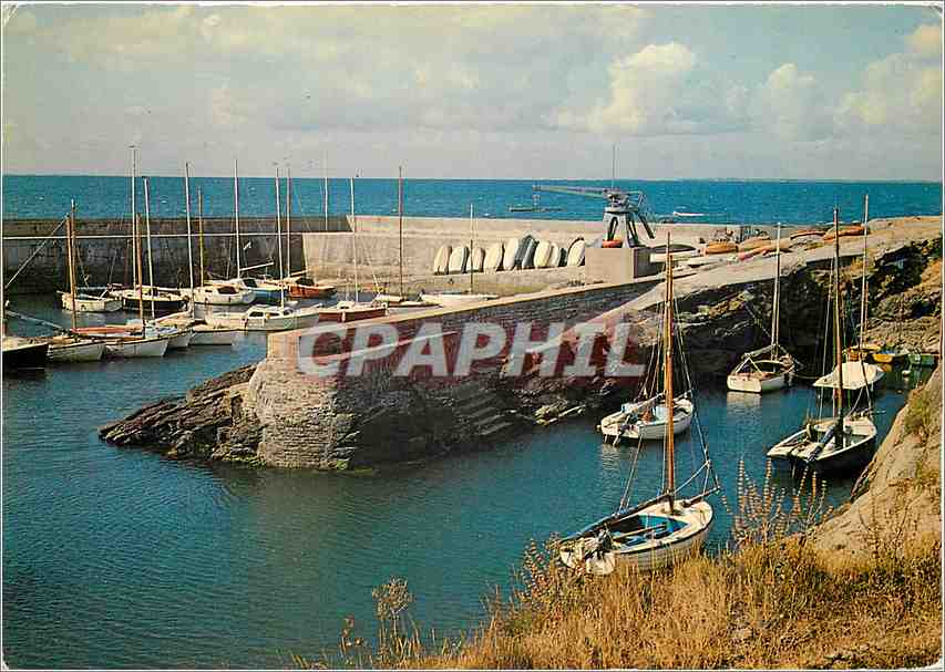 CPM La Bretagne Pittoresque Presqu'ile de Rhuys Saint Gildas Port Maria l'ancien et le nouveau Port 