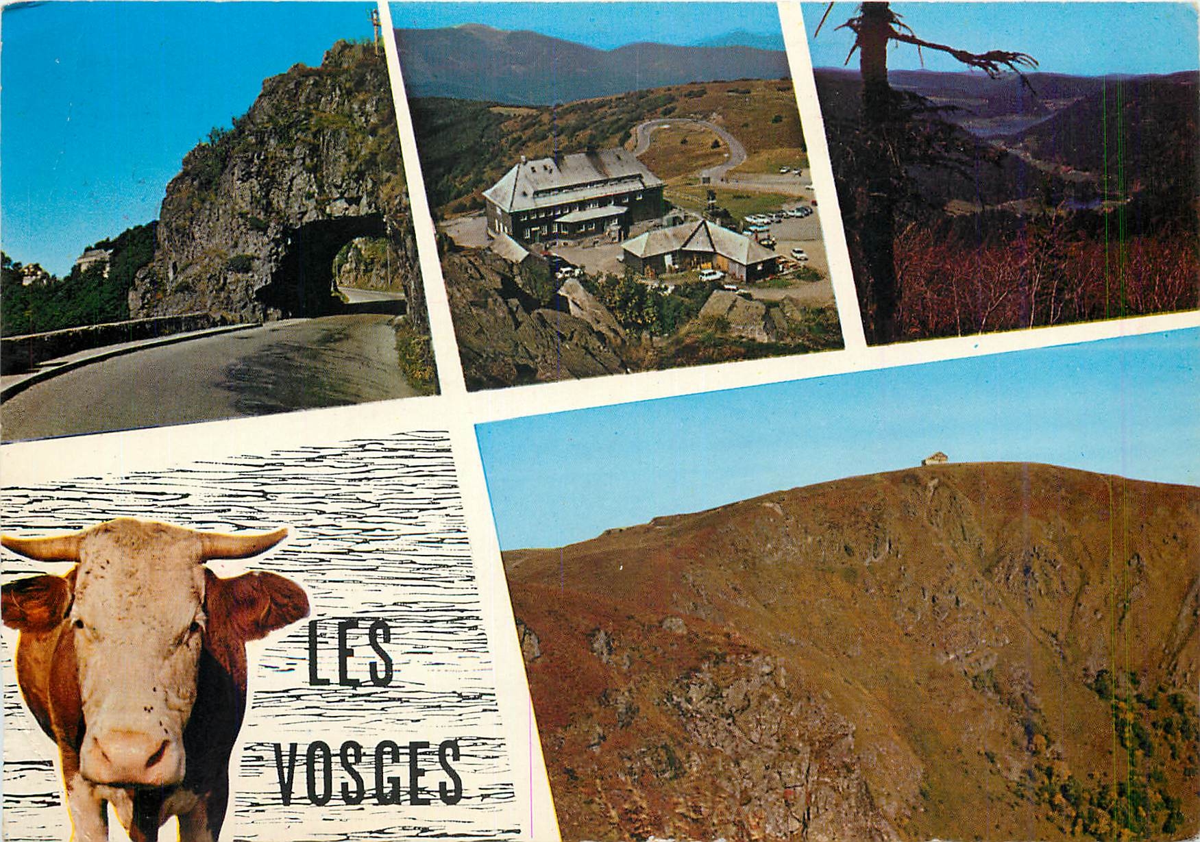 CPM Vosges Pittoresques La Schlucht Le Grand Ballon 