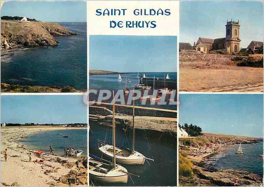 CPM Saint Gildas de Rhuys Morbihan et ses plages 