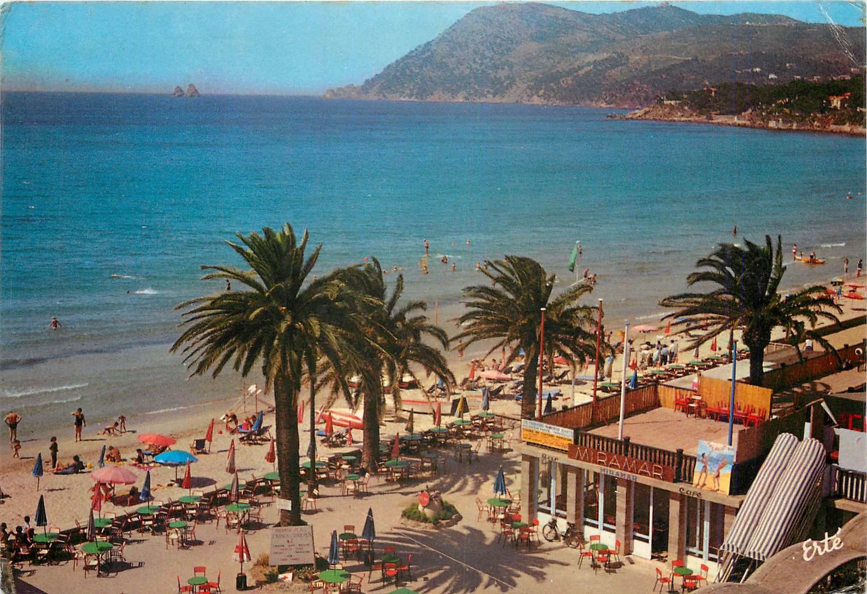 Les Sablettes — plage de sable fin — Éditeur Erte