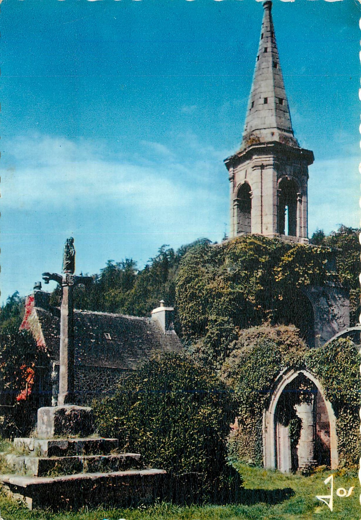 CPM La Bretagne en Couleurs La chapelle du Pont Christ en Bretagne interieure 