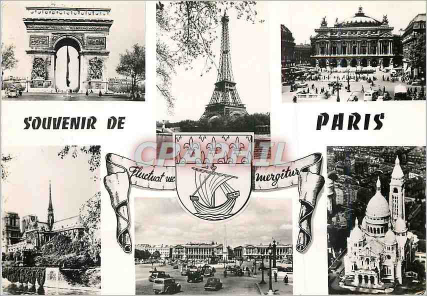 CPM Souvenir de Paris 