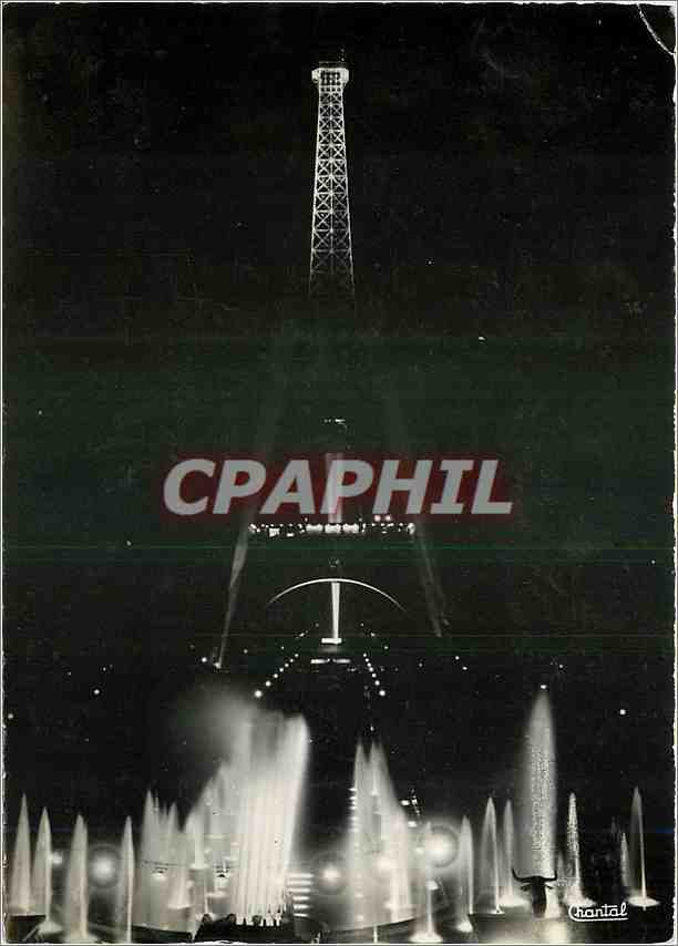 CPM Paris La Tour Eiffel illuminee 