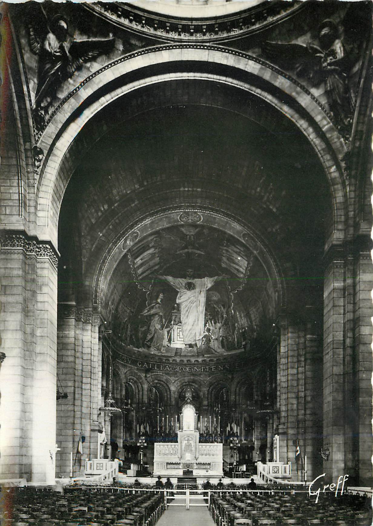 CPM Paris Basilique du Sacre Coeur de Montmartre Le Choeur 